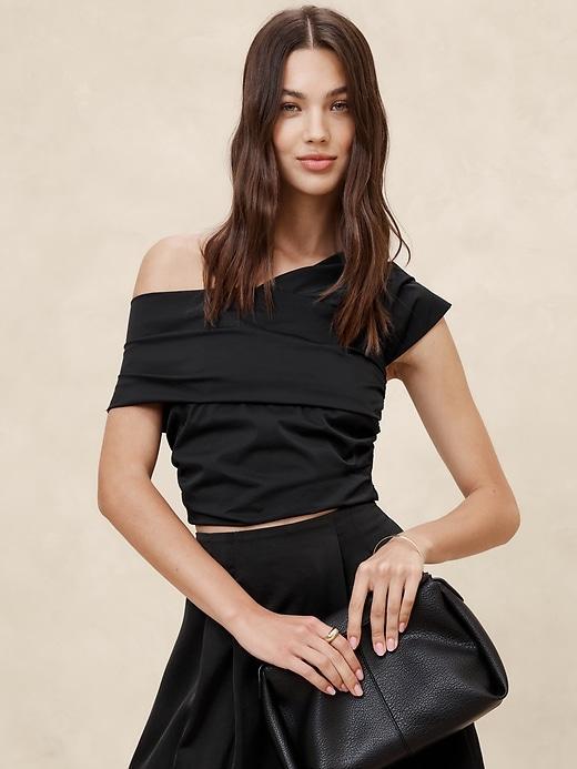 Taffeta Cropped Top Product Image