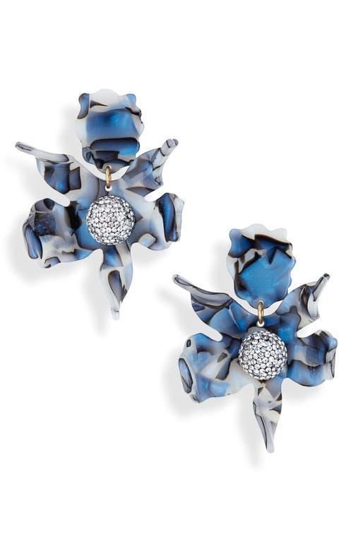 Lele Sadoughi Crystal Clip-On Drop Earrings Product Image