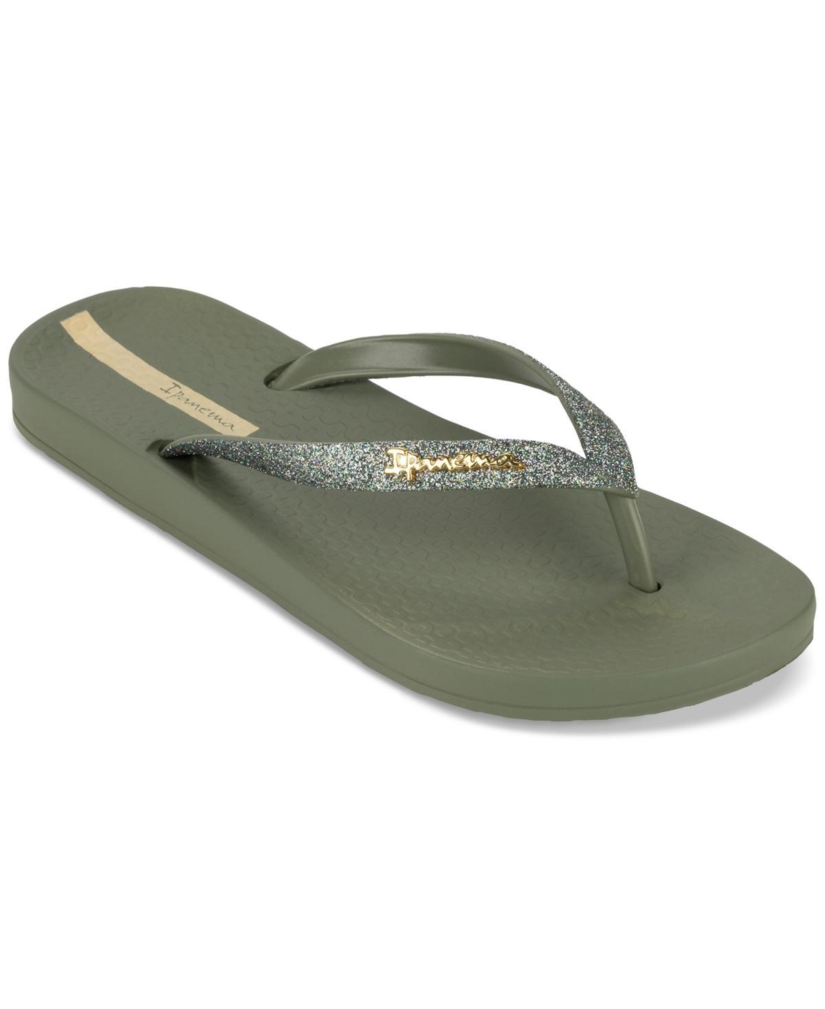 Ipanema Womens Ana Sparkle Flip-flop Sandals Beige Product Image