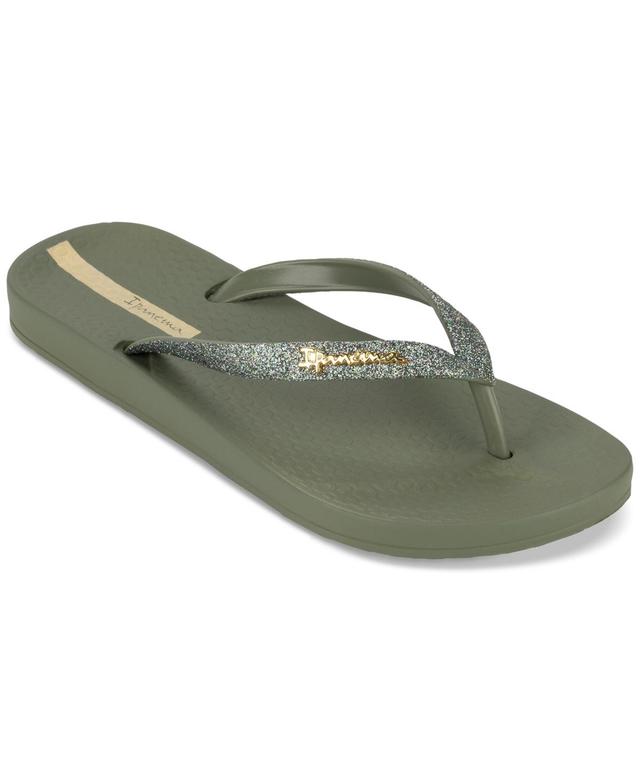 Ipanema Womens Ana Sparkle Flip-flop Sandals Beige Product Image