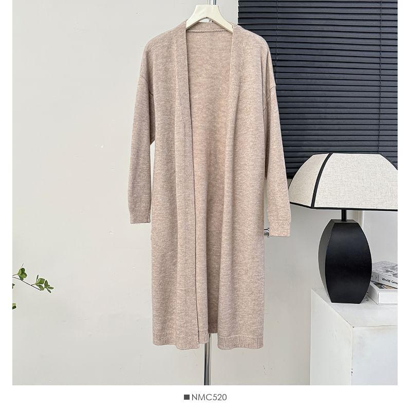 Open-Front Long Cardigan in 6 Colors product image