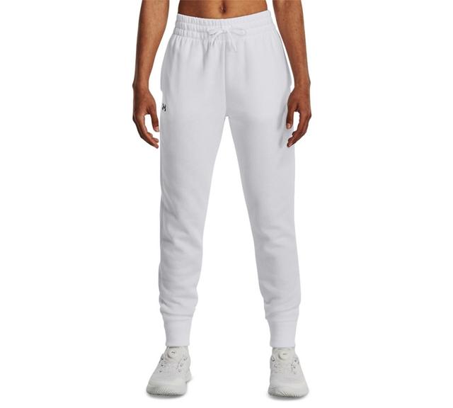 Womens Under Armour Rival Fleece Joggers Red Product Image