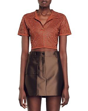 Womens Satin Short Skirt Product Image
