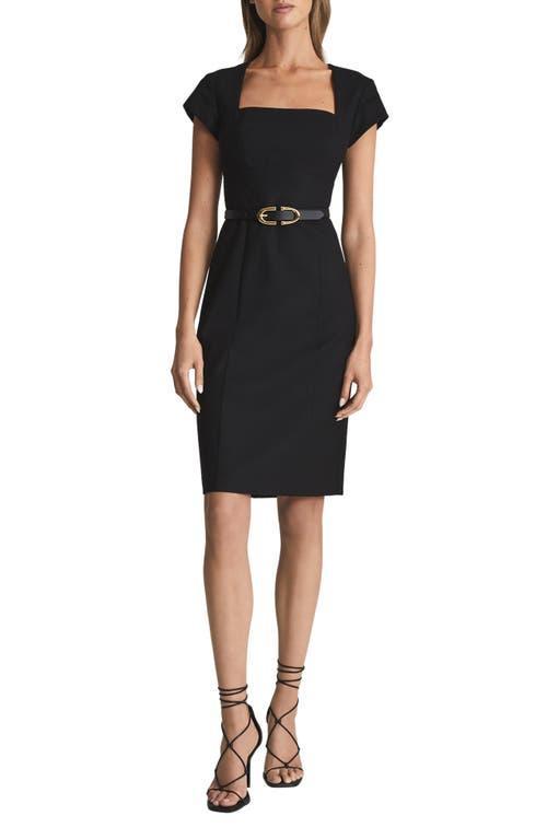 Reiss Haisley Wool Blend Sheath Dress Product Image