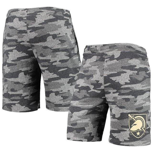 Mens Concepts Sport Charcoal/Gray Army Black Knights Camo Backup Terry Jam Lounge Shorts Product Image