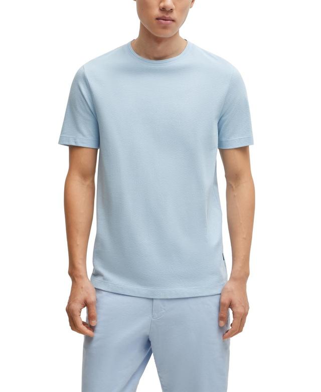 Boss by Hugo Boss Mens Bubble-Jacquard T-shirt Product Image