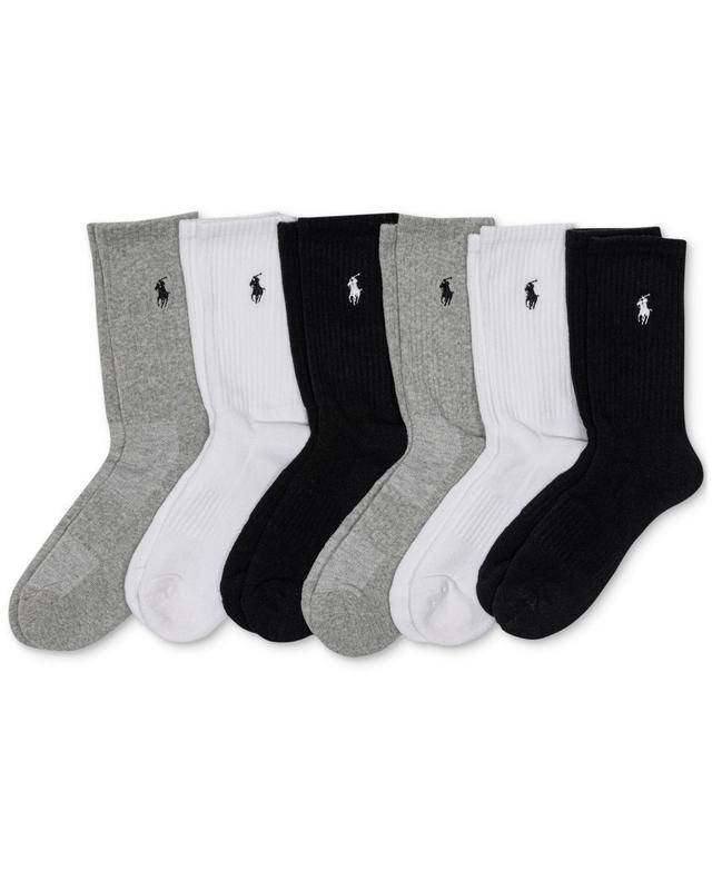 Polo Ralph Lauren Womens 6-Pk. Cushion Crew Socks Product Image