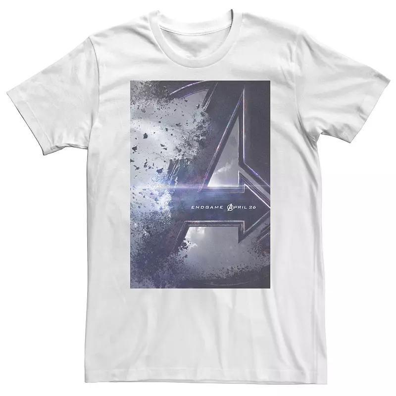 Big & Tall Marvel Avengers Endgame Movie Poster Tee, Mens Product Image