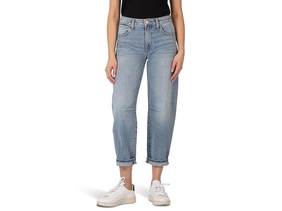 KUT from the Kloth Ashley High-Rise Slouchy Barrel Straight Leg in Decency (Decency) Women's Jeans product image