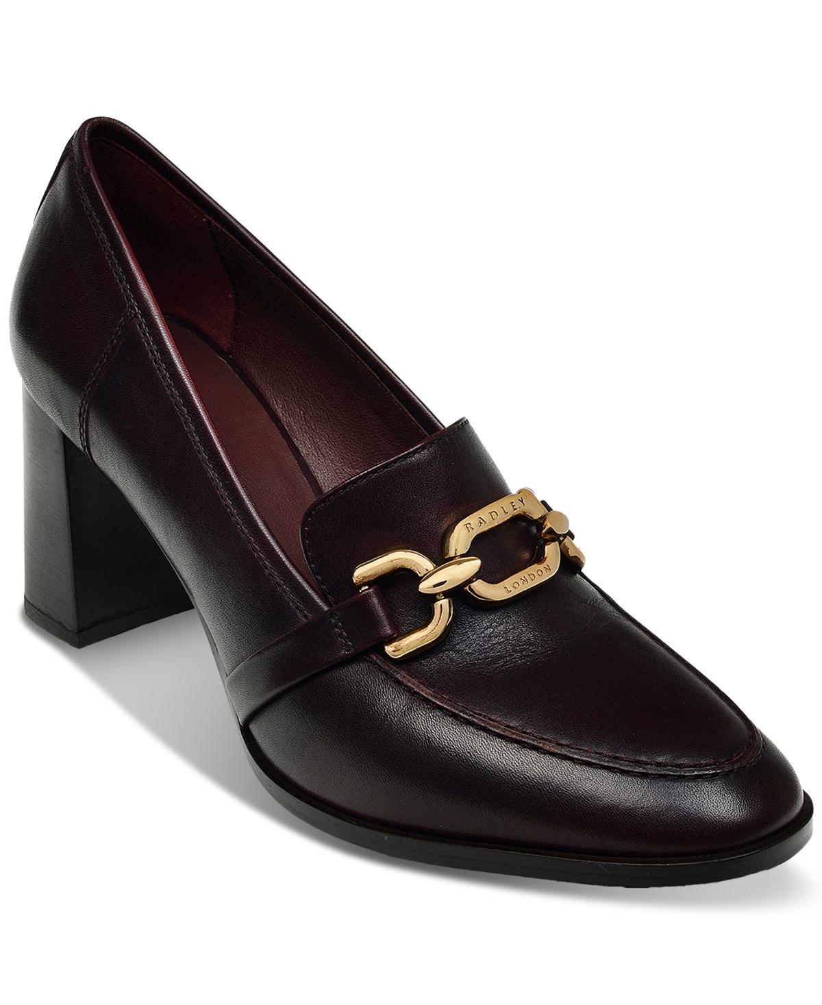 Radley London Womens Cavendish Mews Chunky Chain Block Heel Loafers Product Image