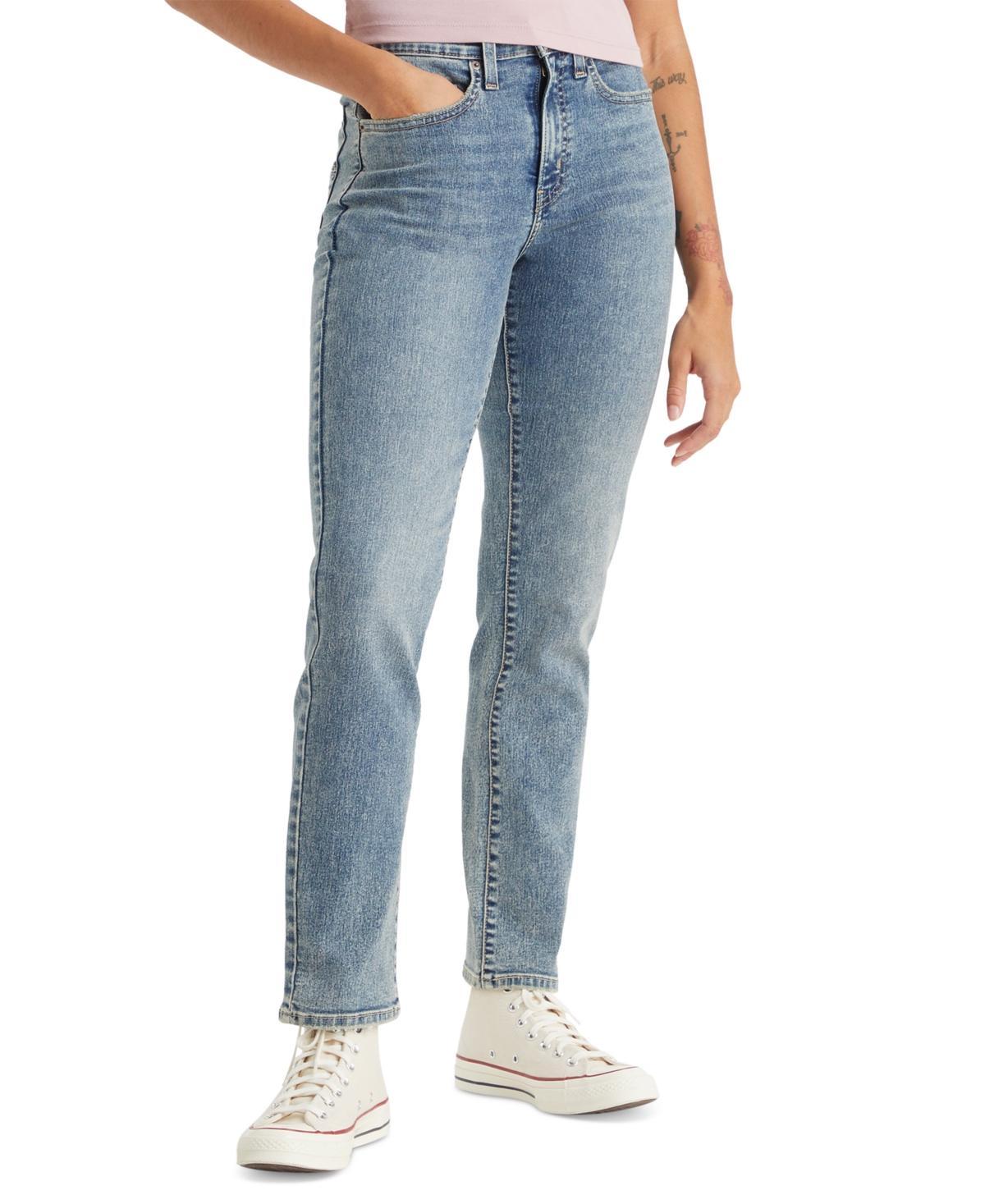 Levis Womens 724 Straight-Leg Jeans Product Image