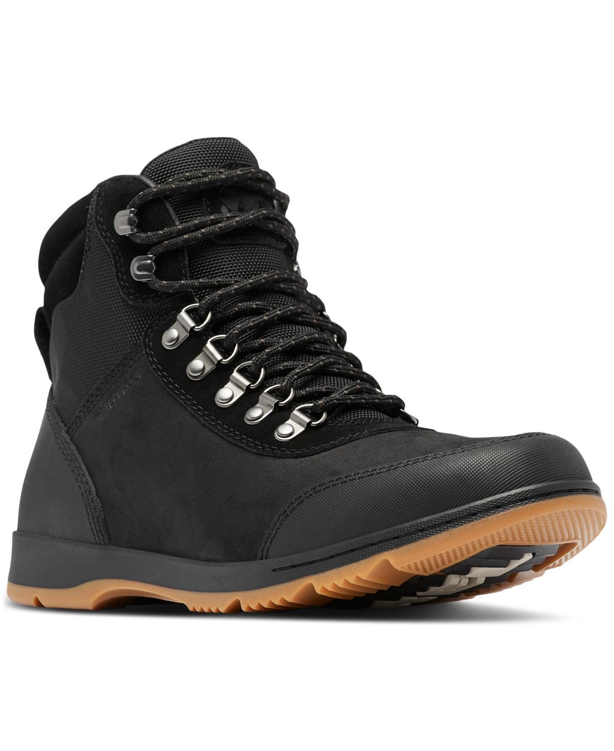 Sorel Mens Ankeny Ii Hiker Weatherproof Boots - Black Product Image