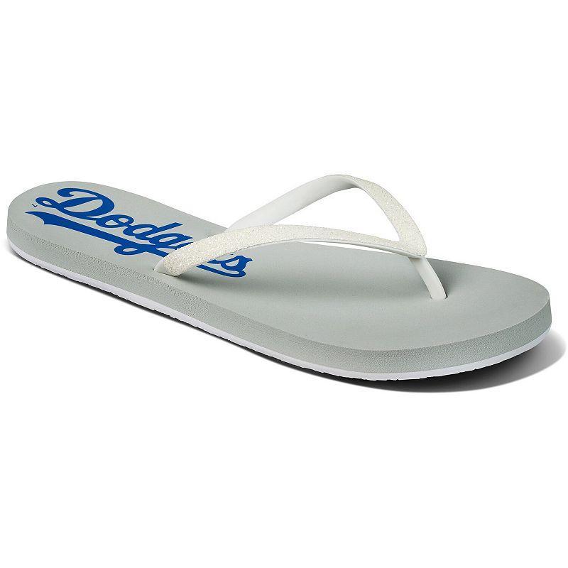 Womens REEF Los Angeles Dodgers Stargazer Flip Flops Product Image