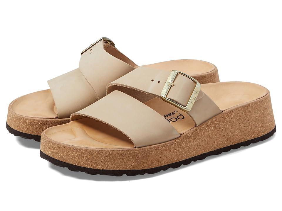 Birkenstock Papillio by Birkenstock Almina Platform Sandal - Nubuck (Sandcastle) Women's Shoes Product Image