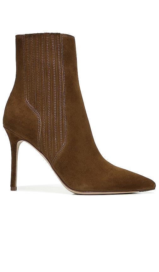 Veronica Beard Lisa Bootie in Brown. Size 7.5. Product Image