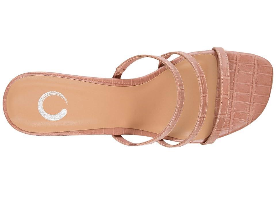 Journee Collection Hariett Womens High Heel Sandals Med Pink Product Image