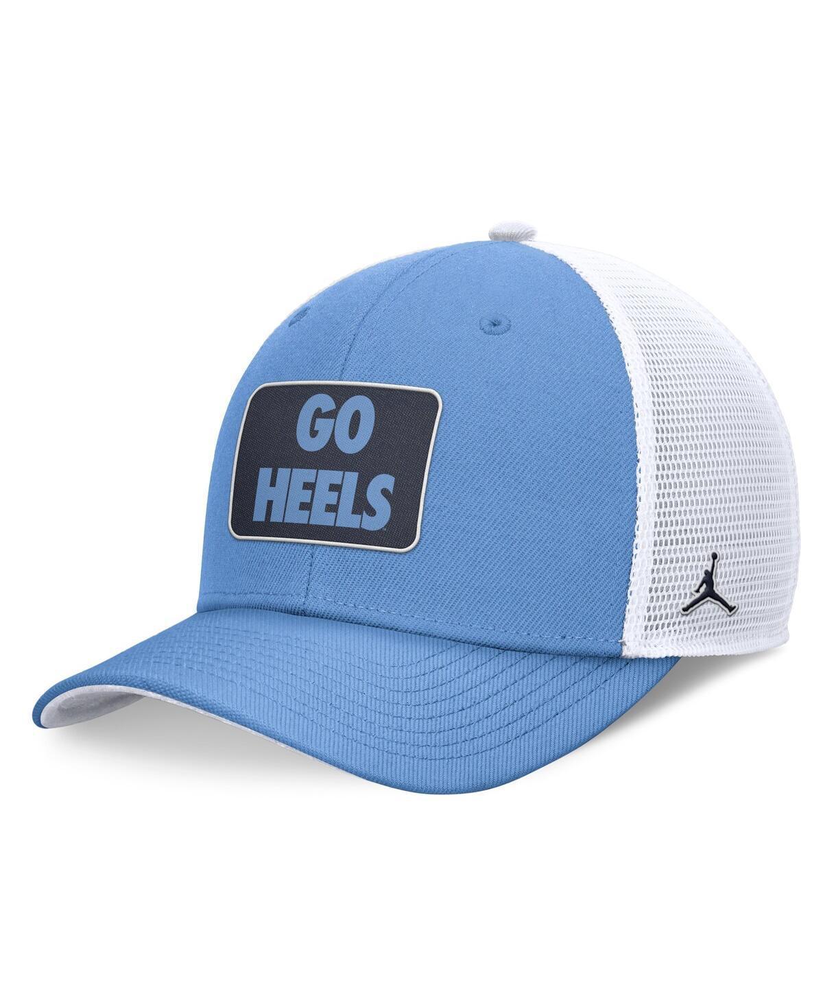 Jordan Mens Carolina Blue North Carolina Tar Heels Local Rise Trucker Adjustable Hat - Light Blue, White Product Image