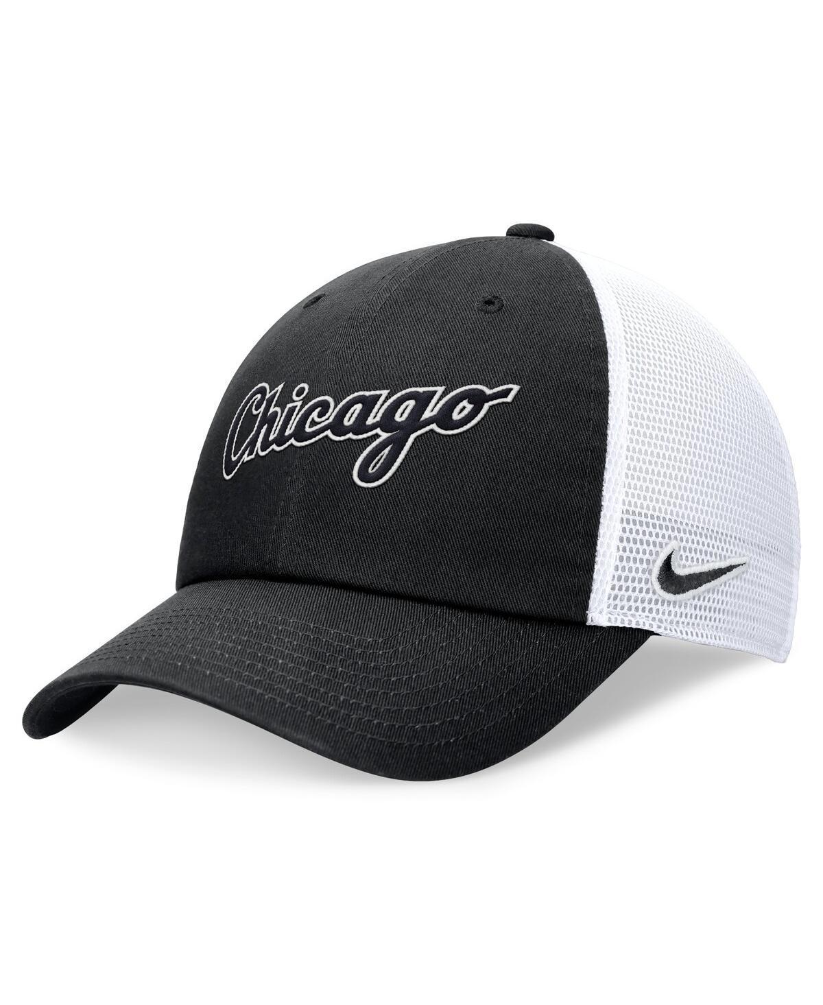 Mens Nike Chicago White Sox Evergreen Wordmark Trucker Adjustable Hat Product Image