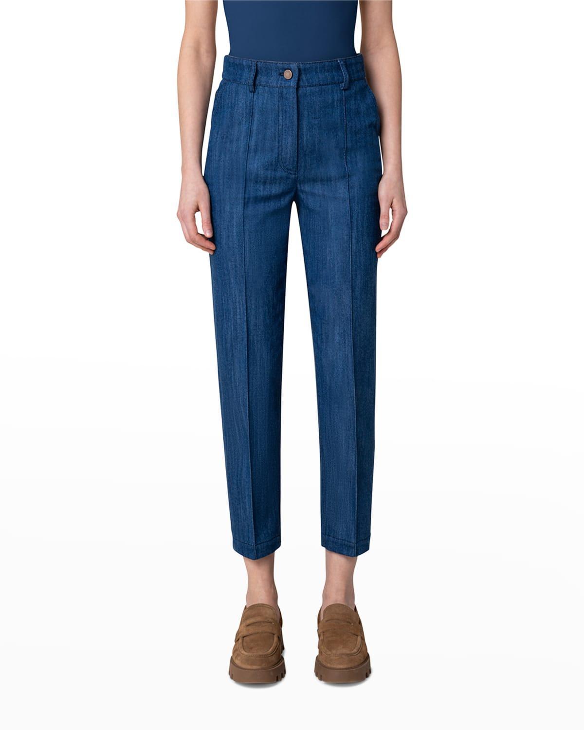 Feryn Denim Tapered-Leg Pants product image