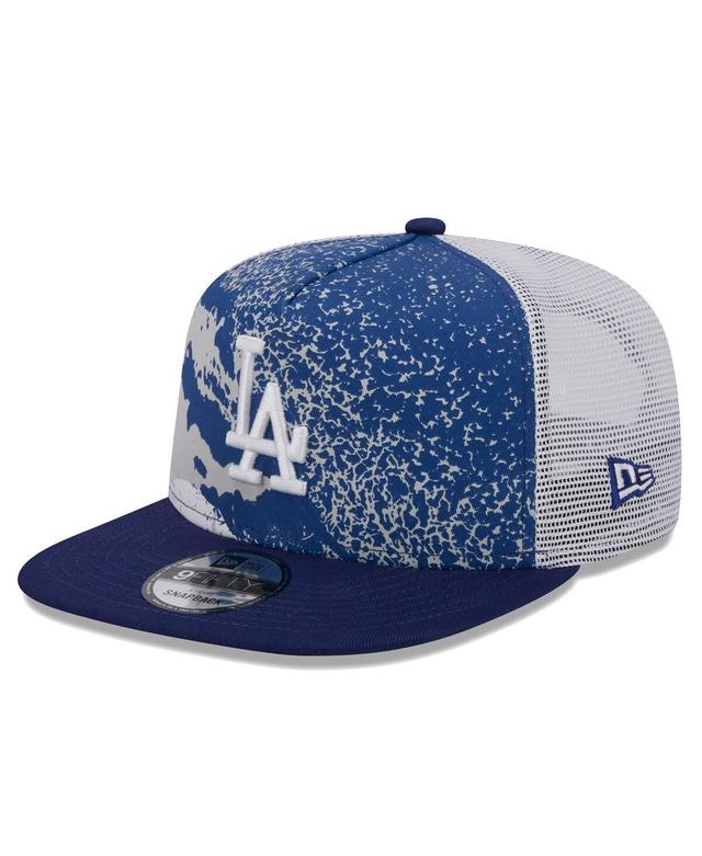 Mens New Era Royal Los Angeles Dodgers Court Sport 9FIFTY Snapback Hat Product Image