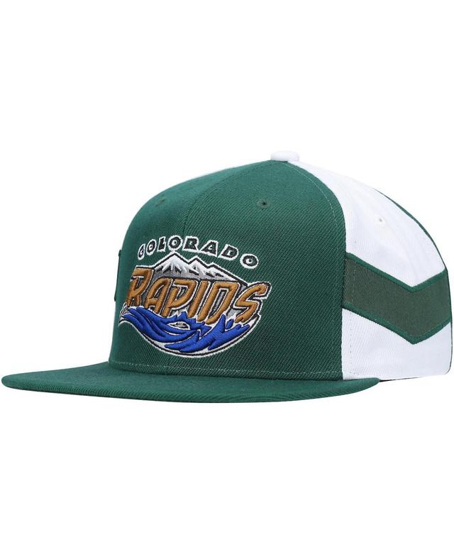 Mens Mitchell & Ness Green Colorado Rapids Historic Logo Since 96 Jersey Hook Snapback Hat Product Image