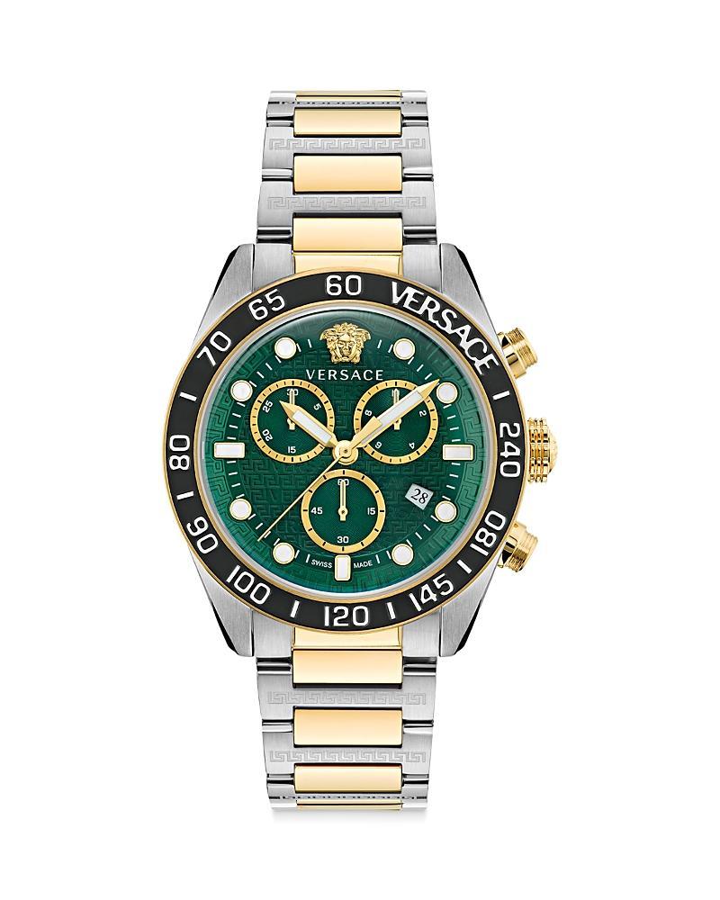 Versace Greca Dome Chronograph Bracelet Watch, 43mm Product Image