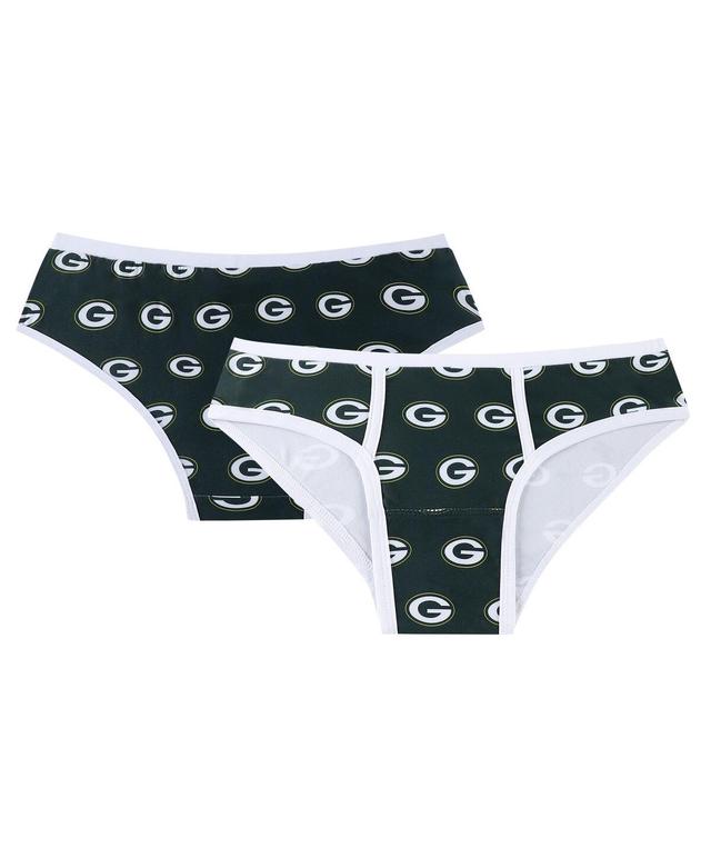 Womens Concepts Sport Bay Packers Gauge Allover Print Knit Panties Product Image