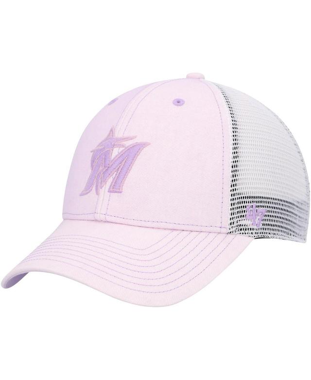 Womens 47 Miami Marlins Haze MVP Trucker Snapback Hat Product Image