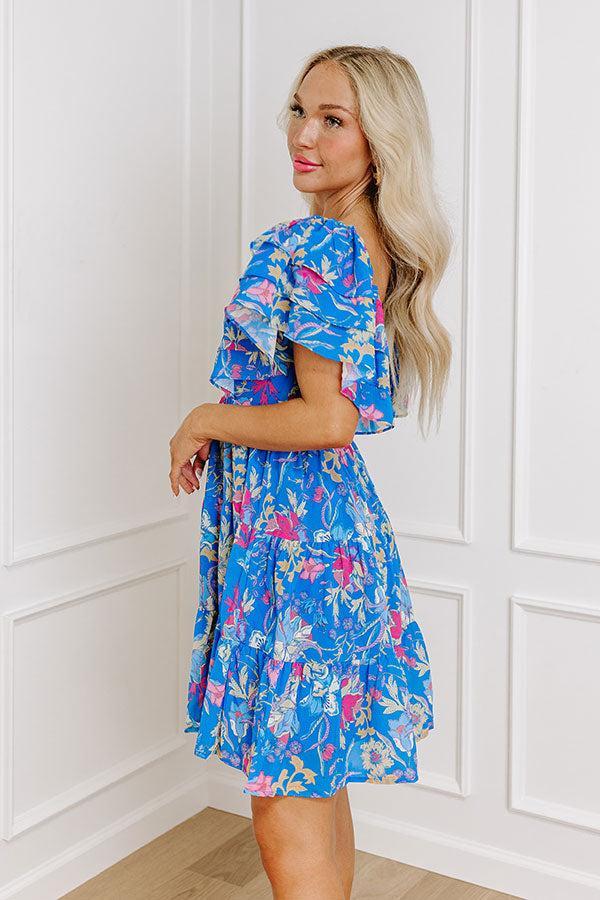 Keep It Chic Floral Mini Dress Product Image