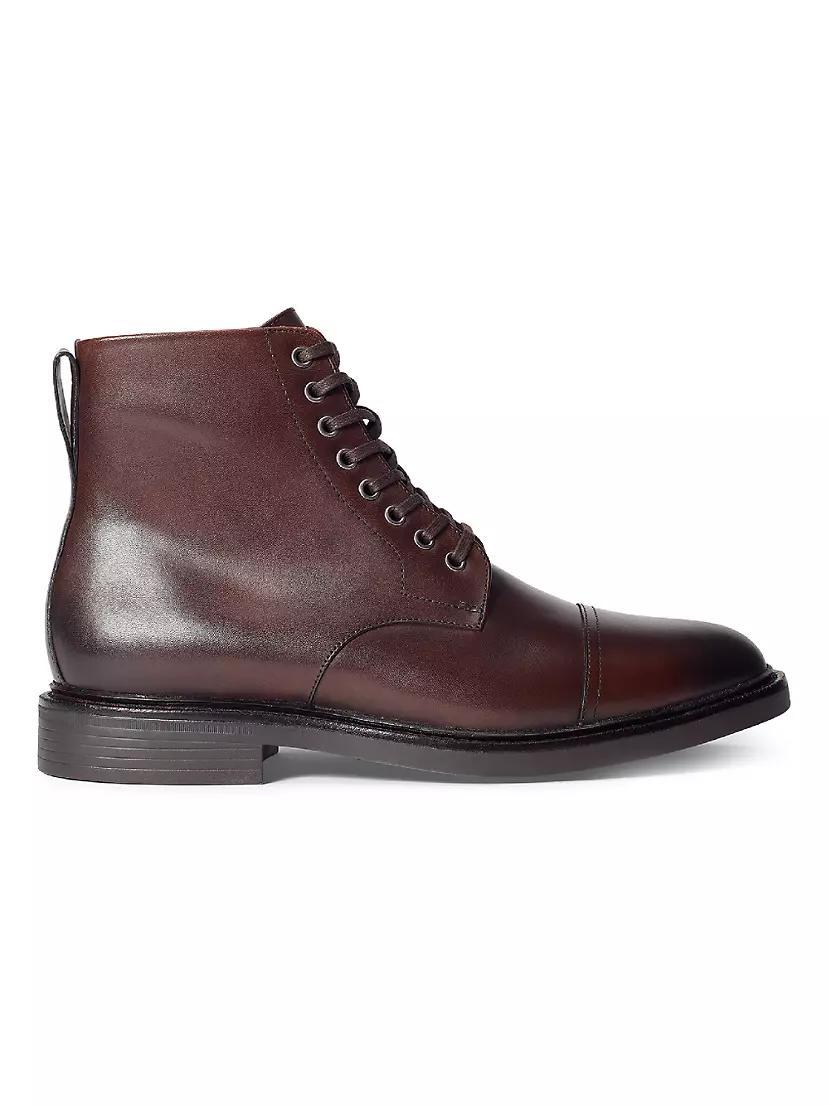 Asher Leather Lace-Up Boots Product Image