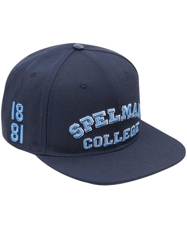 Mens Pro Standard Navy Spelman College Jaguars Evergreen Spelman College Snapback Hat Product Image