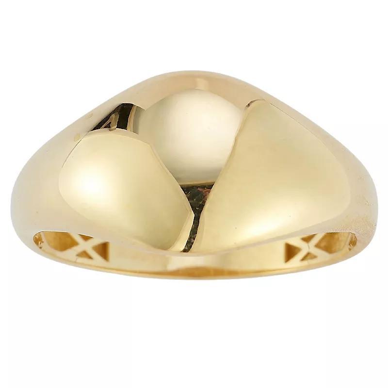 LUMINOR GOLD 14k Gold Signet Ring, Womens Product Image