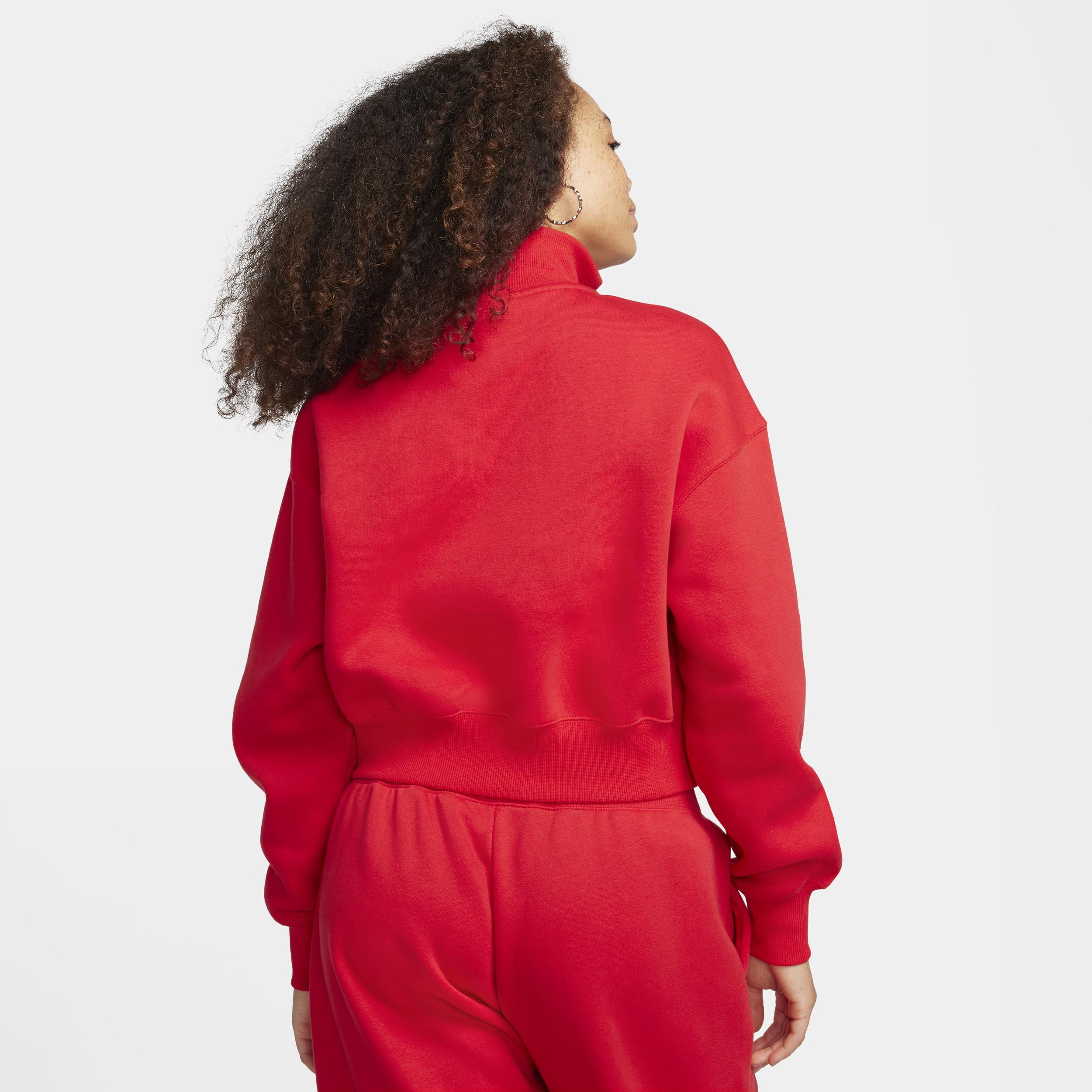 Nike Sportswear Phoenix Fleece Women's 1/2-Zip Cropped Sweatshirt Product Image