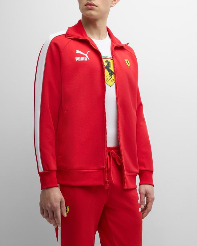 x Ferrari Mens Race Iconic T7 Track Jacket Product Image