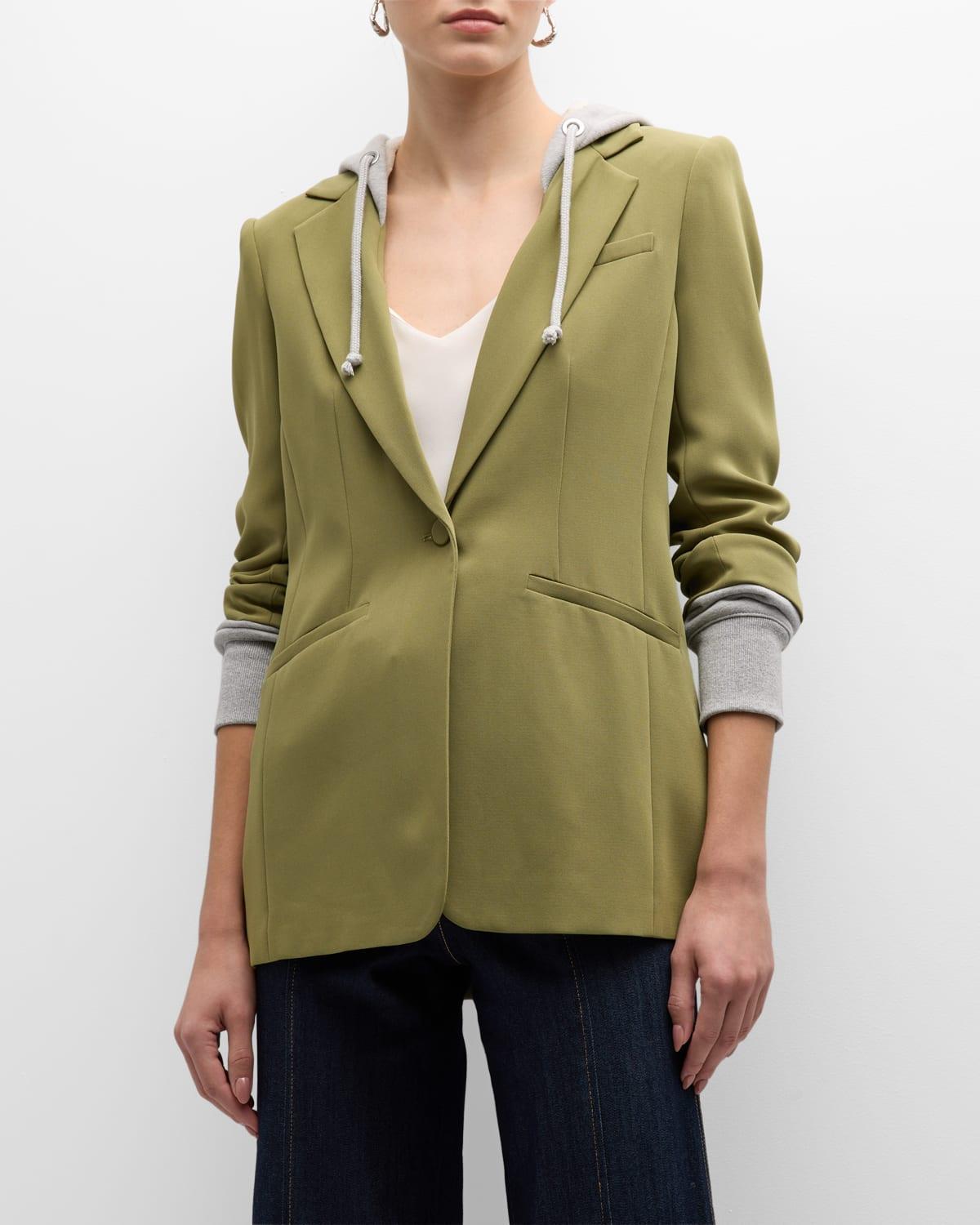 Cinq a Sept Hooded Khloe Jacket Size 0, 10, 2, 6. Product Image