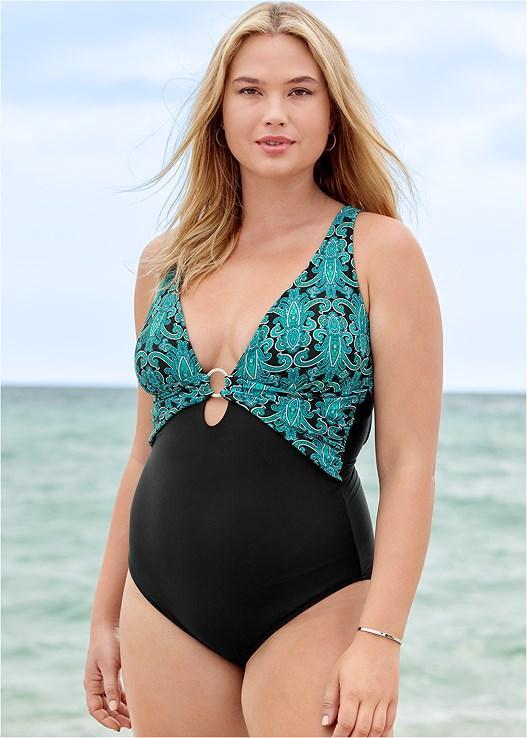 Criss Cross One Piece Product Image