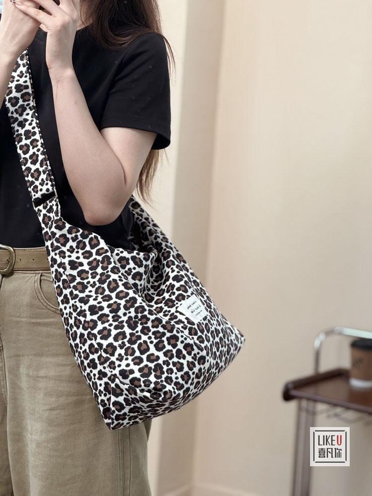 Patterned Canvas Crossbody Bag Product Image