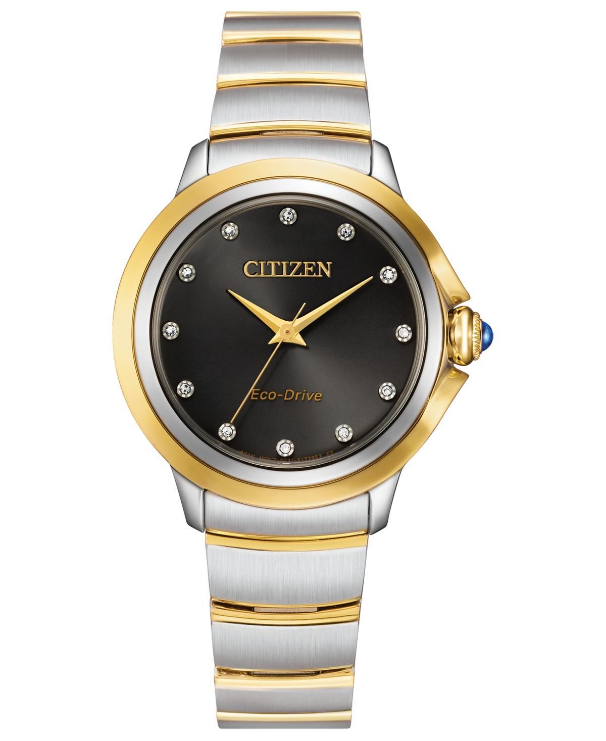 Citizen Womens Ceci Three Hand Gold Stainless Steel Bracelet Watch Product Image