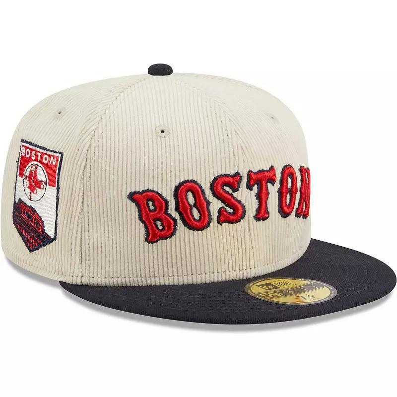 Mens New Era Boston Red Sox Corduroy Classic 59FIFTY Fitted Hat Product Image