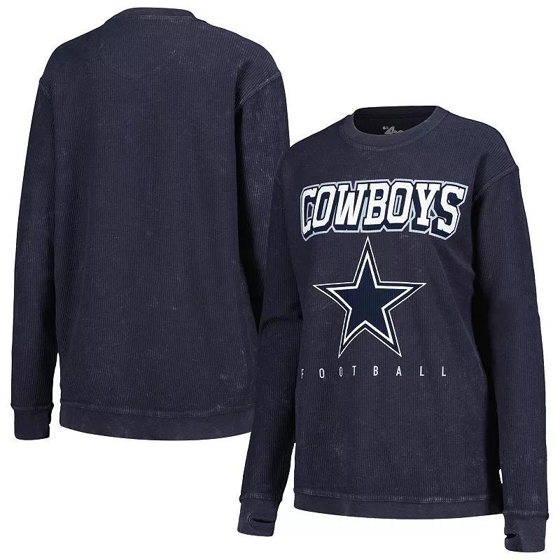 Womens G-III 4Her by Carl Banks Dallas Cowboys Comfy Cord Pullover Sweatshirt Blue Product Image