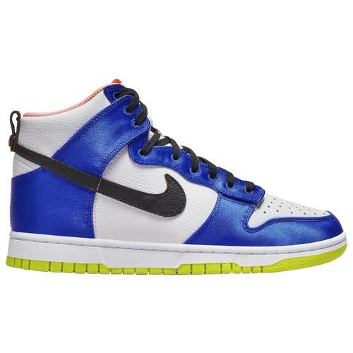 Nike Womens Dunk High - Shoes White/Blue Product Image