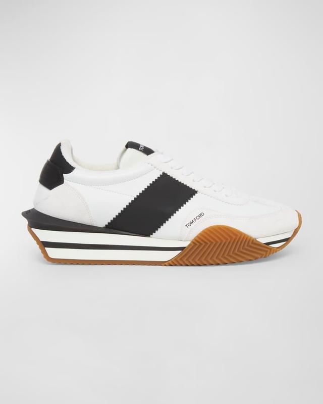 TOM FORD James Mixed Media Low Top Sneaker Product Image