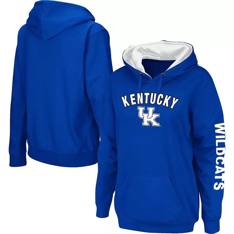 Womens Colosseum Royal Kentucky Wildcats Loud and Proud Pullover Hoodie Product Image