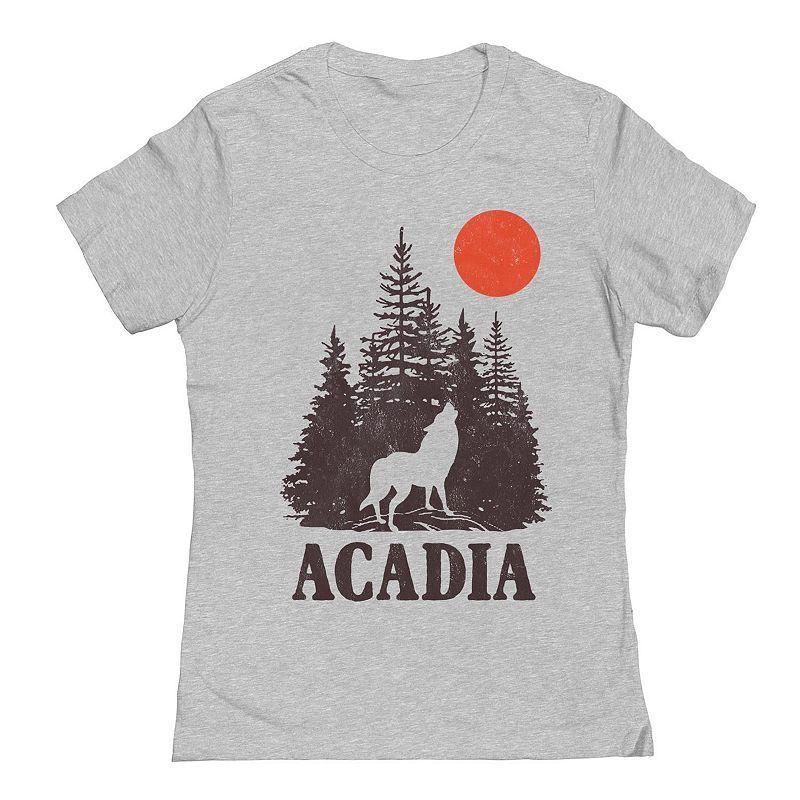 Juniors Acadia Womens Graphic Tee, Girls Product Image