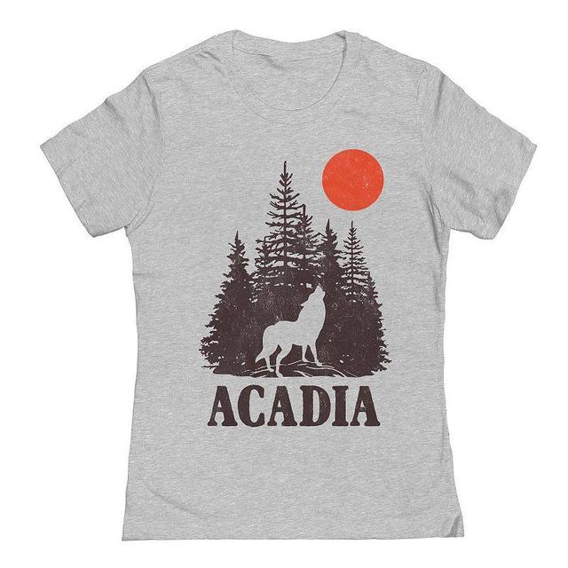 Juniors Acadia Womens Graphic Tee, Girls Product Image