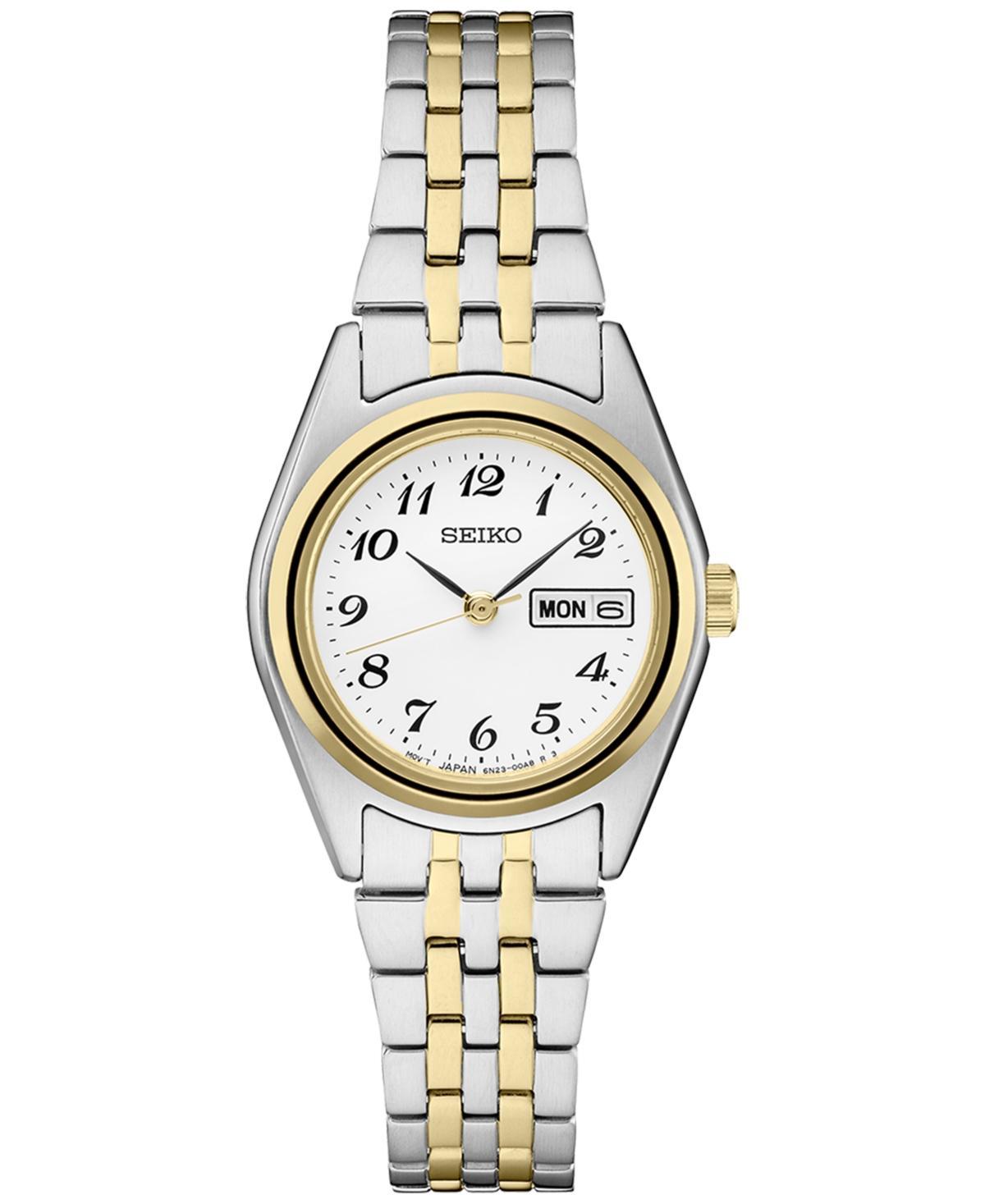 Seiko Womens Essential Quartz Analog Two Tone Stainless Steel Bracelet Watch Product Image