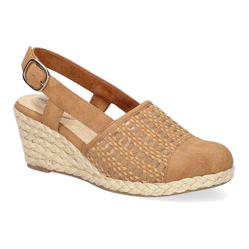 Womens Easy Street Taffy Slingback Espadrille Sandals Product Image