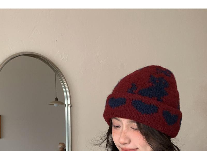 Print Knit Beanie Product Image