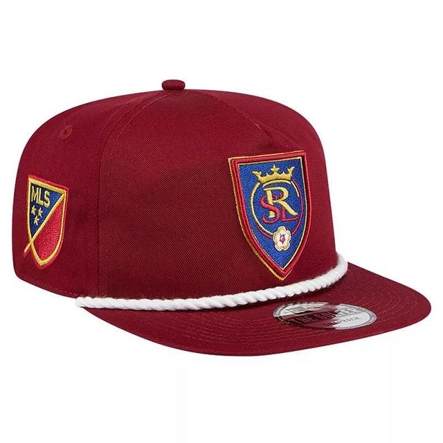 Mens New Era Red Real Salt Lake The Golfer Kickoff Collection Adjustable Hat Product Image