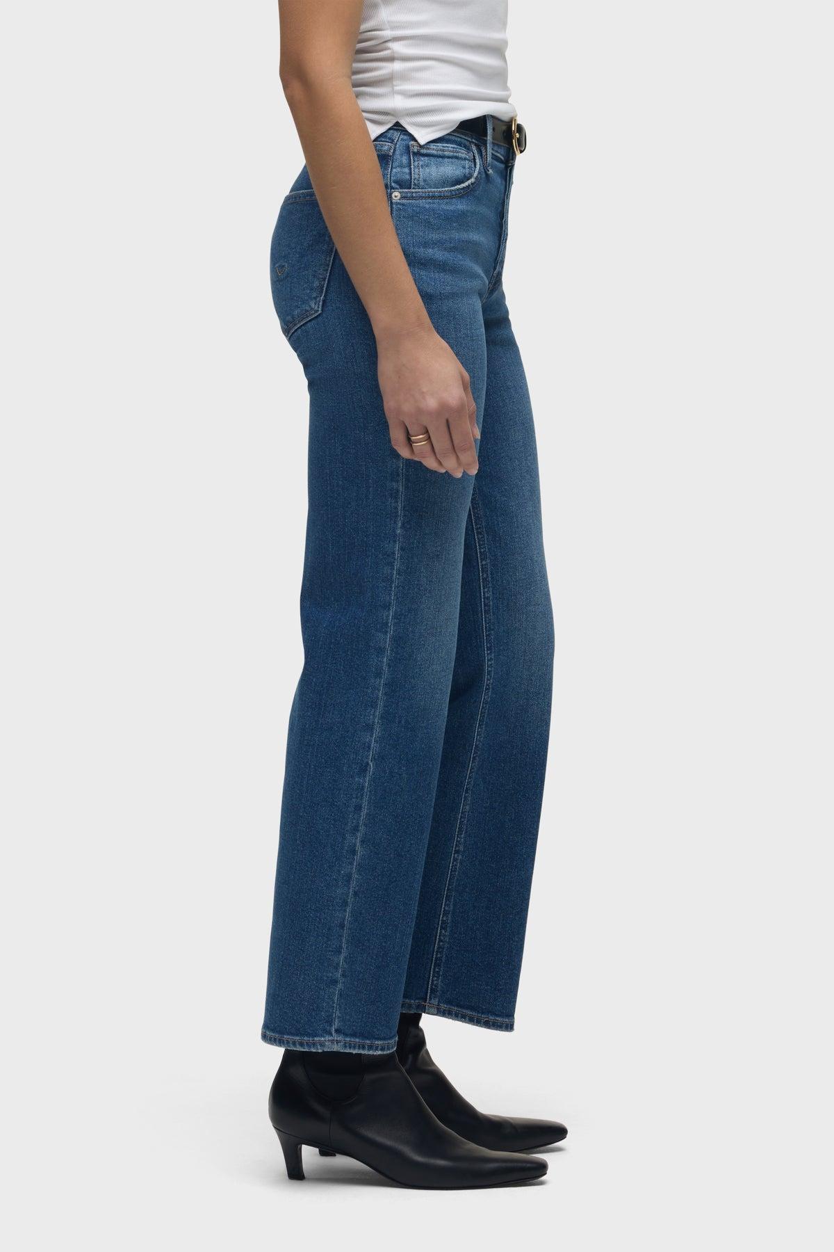 Rosie High-Rise Wide Leg Ankle Jean Female Product Image